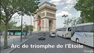 Arc🌐 de Triomphe de l'Etoile⭐ - Paris #GoogleEarth armistice armistice2018
