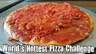 World's Hottest Pizza Challenge (Carolina Reaper Flamin' Hot Cheetos Pizza)
