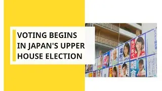 Voting begins in Japan's upper house election