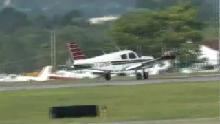Piper Cherokee, N7329F departing KRDG on 6/5/11 at 1734