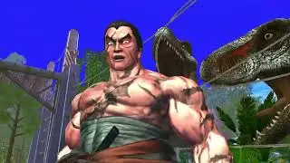 STREET FIGHTER X TEKKEN| BATTLE SIM| GUY AND KAZUYA VS KEN MASTERS AND JIN  #streetfighterxtekken