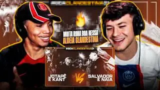 APOLLO AND NEO REACT TO JOTAP&Ecirc; AND KANT VS. SALVADOR AND NAIA | GRAND FINALE | BDA CLANDESTINA 01