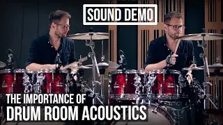 The importance of room acoustic treatment for drum recording: Ambience sound comparison