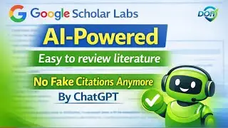Google Scholar Labs helps you answer research questions