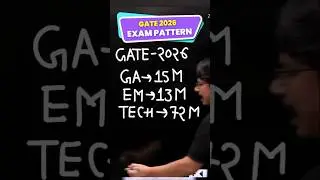 🔥 GATE 2026 Exam Pattern & Subject-wise Marks Analysis | By GATE AIR-1 NEGI Sir 💯📊