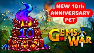 Crisp Purpose Gems of War Red Tower Of Doom Teams and 10th Anniversary Pet!