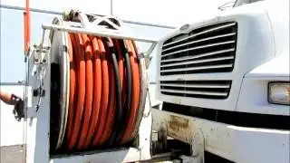 Sold! Ford L8513 Louisville S/A Vacuum Sewer Jet Rodder Truck bidadoo.com