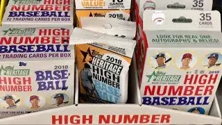 NEW RELEASE!  2018 TOPPS HERITAGE HIGH NUMBERED SERIES BOX OPENING