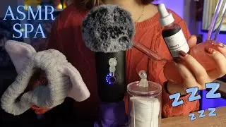 ASMR - Je prend soin TOI dans mon SPA Nocturne + Bruits superposés 💆🏻‍♀️