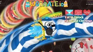 Wormate.io Happy Valentines 2022 | Valentine Update, Headshot Party and Playing with Friends Moments