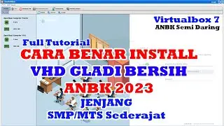 Cara Install VHD Gladi Bersih ANBK SMP Sederajat 2023