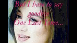 One Last Time  by Sharon Cuneta with lyrics