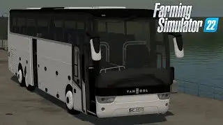 FS22 - Vanhool Astron TX16 - BUS COACH - NEW Car mod for Farming Simulator 2022 Roleplay