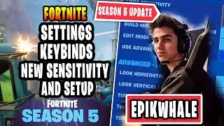 EpikWhale *New Fortnite Settings keybinds Controller Binds Sensitivity [Chapter 2 Season 5]