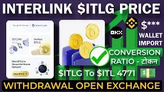 Interlink network withdrawal new update today | ITLG coin price exchange | ITL mining latest news Pi