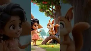 ఉడుత, ఉడుత, వచ్చి పరిగెత్తు - Little Squirrel Song | Telugu Rhymes for Kids | Galatta Kids | Shorts