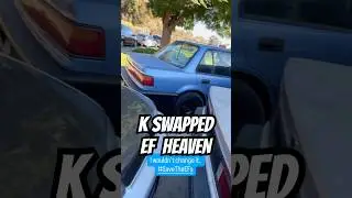 House of K swapped Honda Civic EFs #staticbuilt #redzonetuned #kseriesonly #shorts