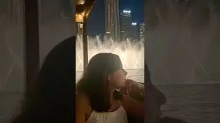 Experience Dubai's Magic! #abraride  #burjkhalifa  #fountainshow  #dubai  #dubaiexperiences