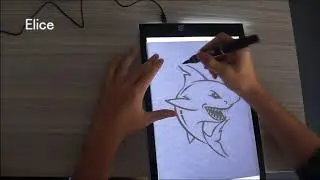 A4 LED Electronic student/children drawing tracing practice copy tablet/board