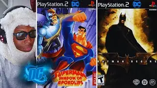 Probando Juegos De Superh&eacute;roes De DC Para Ps2