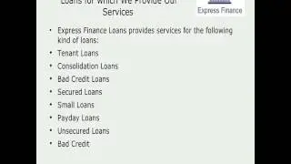 Express Finance Loans Ltd Reviews