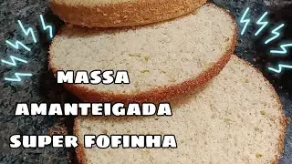 Massa amanteigada para forma 20/10