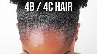 How to SLICK DOWN Short 4B / 4C Natural Hair (SLEEK HIGH PUFF) (THICK NATURAL HAIR)