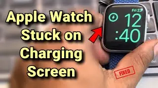 Apple Watch stuck on charging screen : How to fix