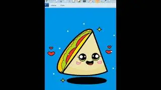 How To #Draw A #cartoon #Sandwich BY #K.E.D.ARTS#shorts