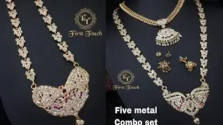 New impon collections /impon stone Haram /impon attigai /impon ring earrings collections