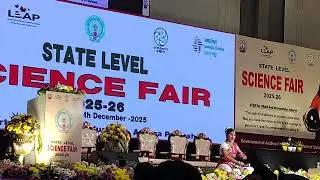 State level Science fair, Vijayawada,Govt Highschool student dance performance 