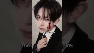 ENHYPEN (Heeseung) inspired VAMPIRE look #enhypen #vampire #heeseung #idol #kpop #shorts