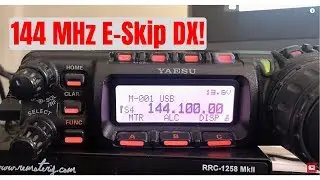 144 MHz via E-Skip propagation - using a Yaesu FT 857D