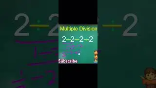 @maths#9:20am#multipledivision#learn#fun#mathssolutions