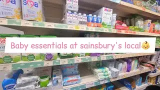 BABY ESSENTIALS IN LOCAL SUPERMARKET IN UK