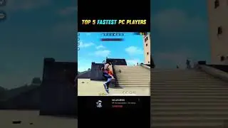 Top 5 Fastest PC Players Playing Like Hackers 😱 || Free Fire