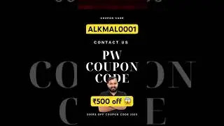 Pw 2026 batch Copoun code ₹500 off 😱 || #pwdiscount #pw #jee2026 #neet2026 #cbseboard