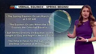Watching the Skies: Sun to cross equator for start of spring