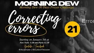 THE MORNING DEW- 30 days Prayer Challenge with Dr. Ines Furume