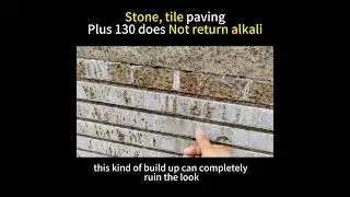 Lecture 1108 Stone Tile Garden Paving, Tile Adhesive Cement Plus 130 does not return to alkali!