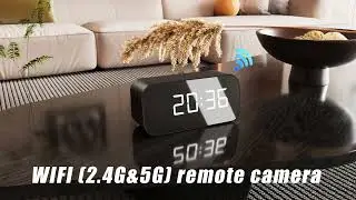 Camera Spion HD WiFi Invizibila cu Nightvision 4K  Monitorizare in Timp Real de Oriunde