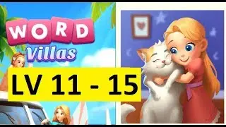 Word Villas Level 11 to 15 - Solutions iOS Gameplay