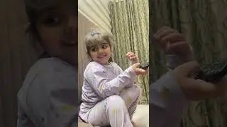 Kids funny expressions while starting searching something on TV screen 🤣