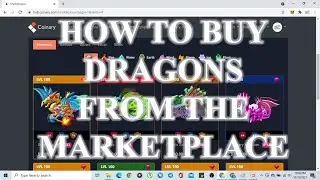 How to buy dragons from the Marketplace in Dragonary (English)