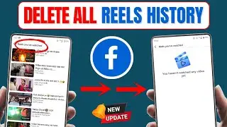 How To Delete Reels History On Facebook - 2026