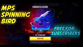 MP5 Spinning Bird Legendary Skin  Free | Free Fighter's Treasure Event