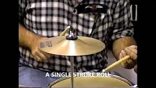 Dick Cully on Buddy's Slingerlands - single stroke roll  - end