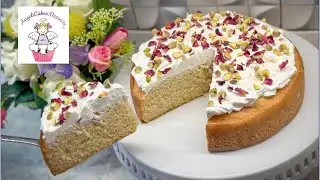 PASTEL DE ROSAS CON TRES LECHES by ANGELICAKES.DESSERTS