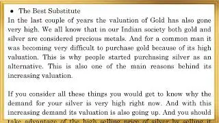 Reasons Behind Increasing Selling Price of Silver in Delhi | #goldbuyer #silverbuyer #cashforgold