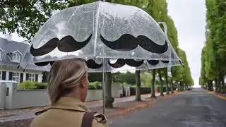 Rain in Copenhagen Denmark